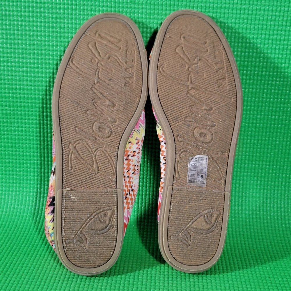 Blowfish Malibu Multicolor Criss-Cross Flats - Women's 8 - Picture 8 of 8